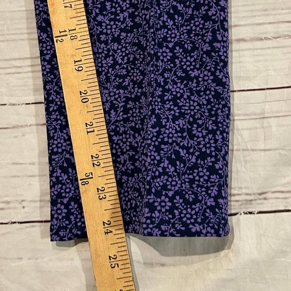 Isaac Mizarhi Live Size 0 Petite Purple Small Floral Cottage Cottagecore Size 0P - Picture 7 of 8